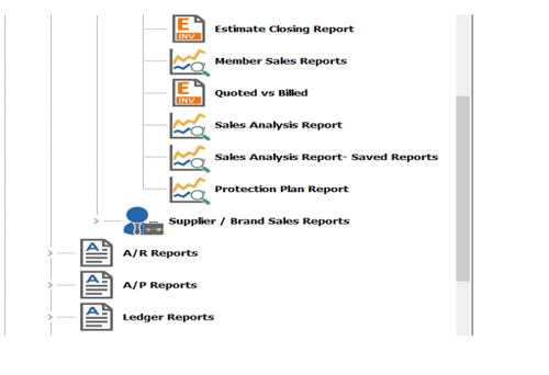 Supplier Sales Report Invoice Date Filtering options