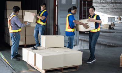 receiving shipment