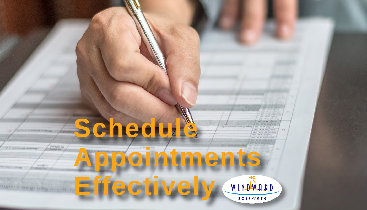Schedule Appointments Effectively & Increase Realized Revenue Using Windward's Calendar Functions